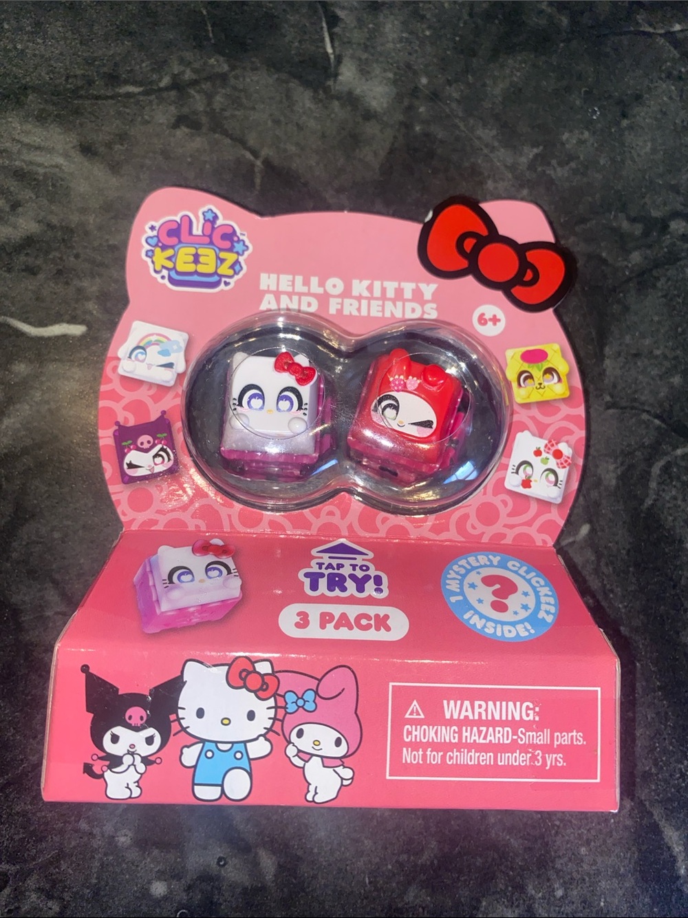 Clickeez Hello Kitty And Friends 3 Pack